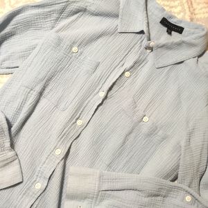 Light blue button down sanctuary Nordstrom size medium